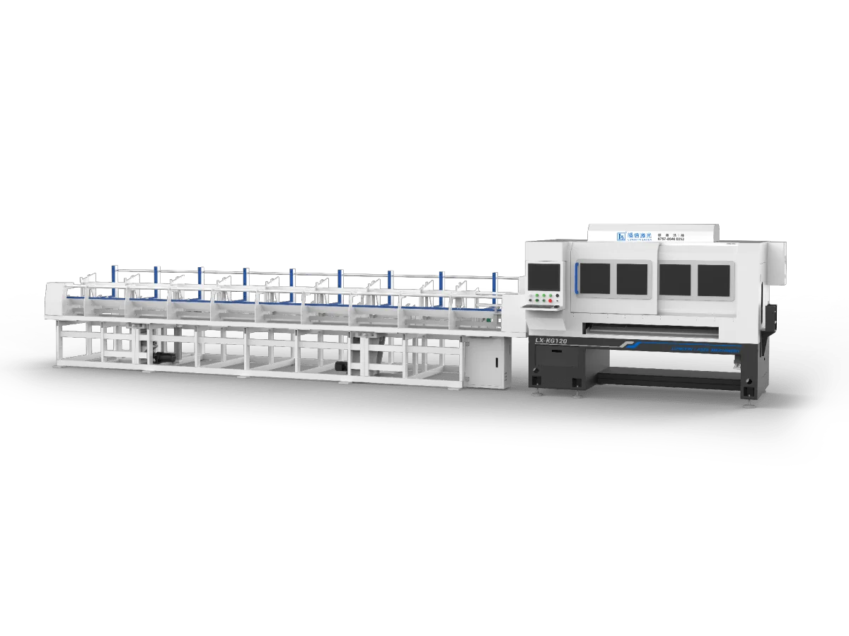 Máy Cắt Laser Ống Tròn Tự Động LX-KG120: Cắt 3D Tốc Độ Cao