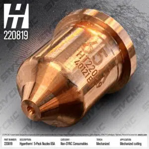 Bép Cắt Plasma Hypertherm 220819 (65A Shielded) – Cho Máy Powermax65/85/105