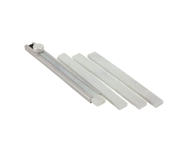 Bút Kẹp Phấn Đá Tròn UW-2124 (Round Holder) – Mã 4P001-0018, Thân Inox