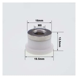 Vòng Sứ Cảm Biến Laser 3D Raytools (D19.5M8H12.4) – Cho Đầu Cắt Nghiêng Góc